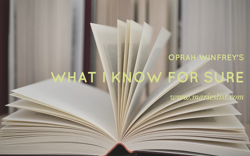 Review: Oprah Winfrey’s What I Know For Sure